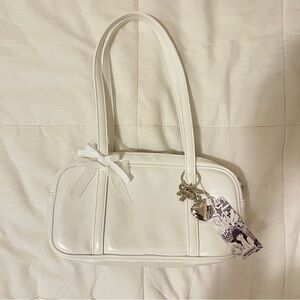 White and silver Sawako inspired bowling bag by resurgence